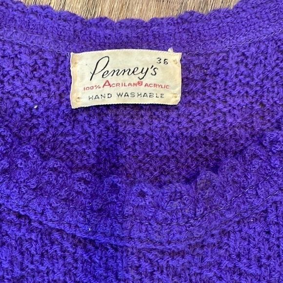 Vintage Penney’s Sleeveless Tank Sweater‎ - Picture 2 of 6